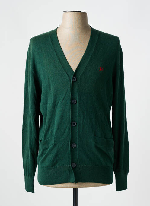 Vestă cu mâneci lungi verde EL GANSO bărbat