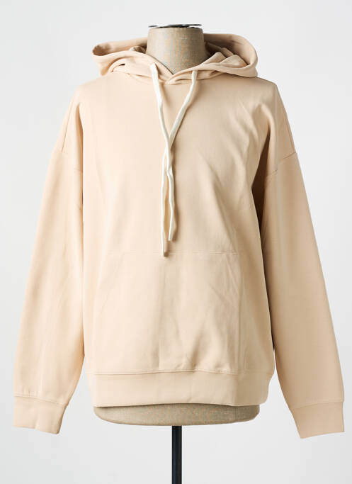 Hanorac cu glugă bej JUSTWEST bărbat