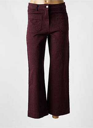 Pantalon evazat croială evazată violet LUK AP femeie