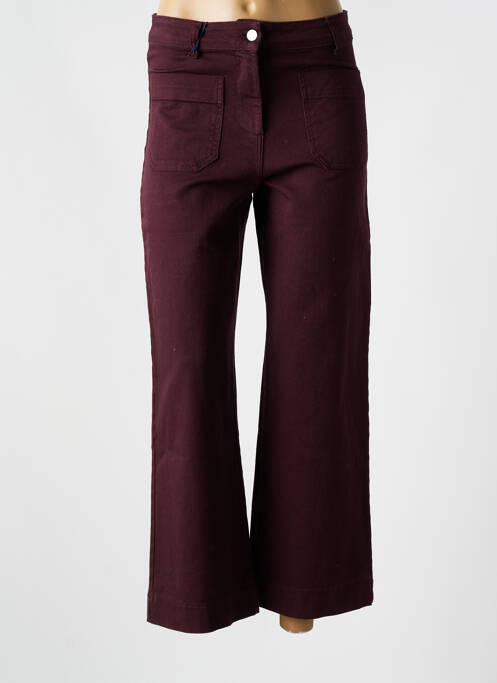 Pantalon evazat violet LUK AP femeie