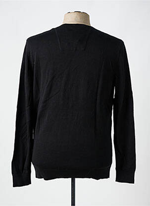 Pulover elasticitate mâneci lungi negru TOM TAILOR bărbat