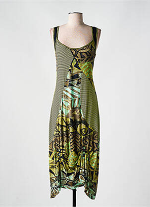 Rochie lungă verde QUINZE HEURES TRENTE femeie