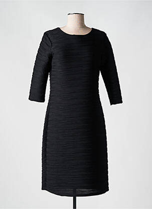 Rochie midi mâneci 3/4 mâneci 3/4 negru FOSBY femeie