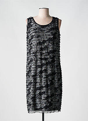 Rochie midi fără mâneci fără mâneci negru KAYANE femeie