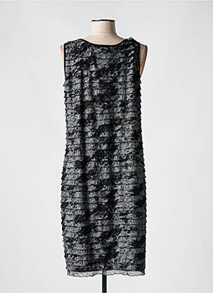 Rochie midi fără mâneci fără mâneci negru KAYANE femeie