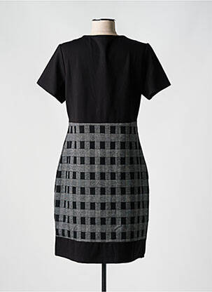 Rochie midi mâneci scurte mâneci scurte negru S.QUISE femeie