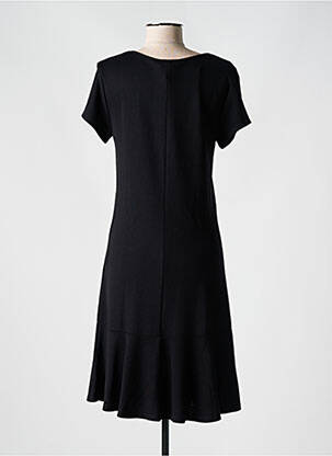 Rochie midi mâneci scurte mâneci scurte negru KAYANE femeie