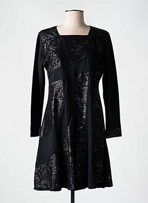 Rochie scurtă mâneci lungi mâneci lungi negru S.QUISE femeie