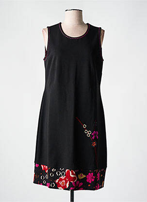 Rochie midi fără mâneci fără mâneci negru TELMAIL femeie