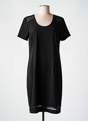 Rochie midi negru HALOGENE femeie