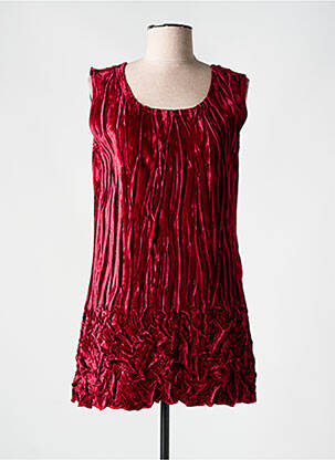 Tunică fără mâneci roșu FILENDZA femeie