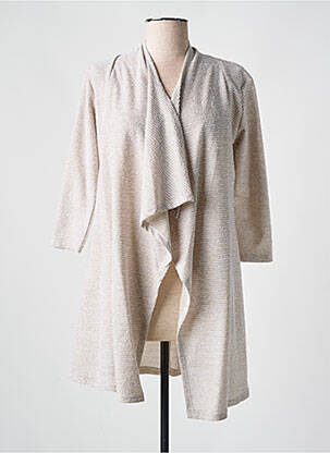 Vestă cu mâneci lungi bej POURQUOI PAS NOUS femeie