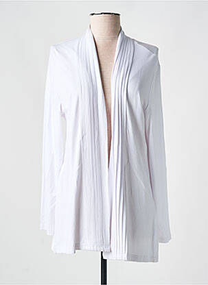 Vestă cu mâneci lungi alb OSCAR B femeie