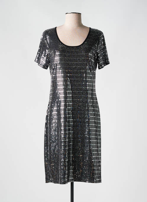 Rochie midi argintiu HALOGENE femeie