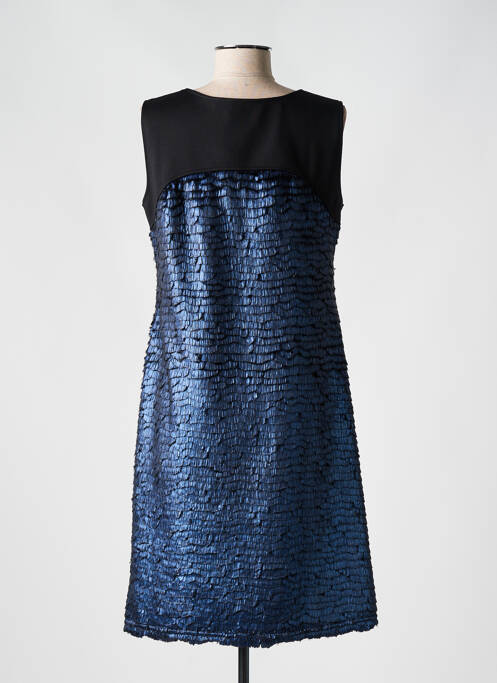 Rochie midi albastru HALOGENE femeie