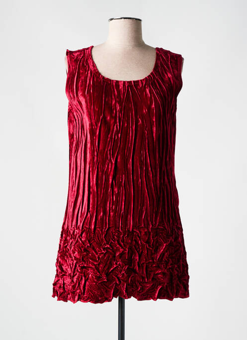 Tunică fără mâneci roșu FILENDZA femeie