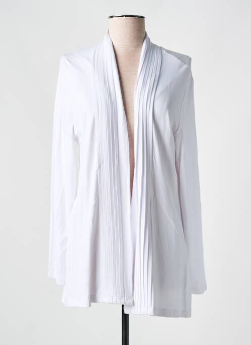 Vestă cu mâneci lungi alb OSCAR B femeie