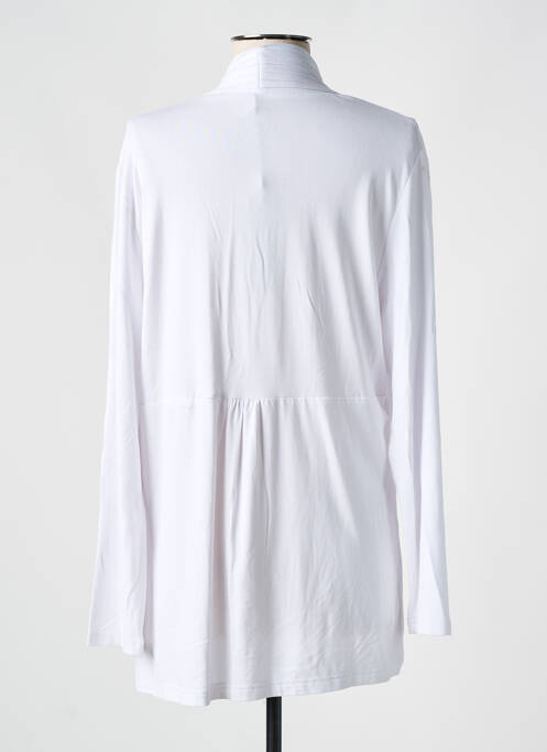 Vestă cu mâneci lungi alb OSCAR B femeie