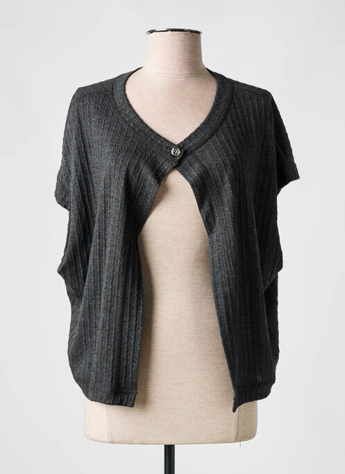 Vestă cu mâneci scurte gri FRANCK ANNA femeie