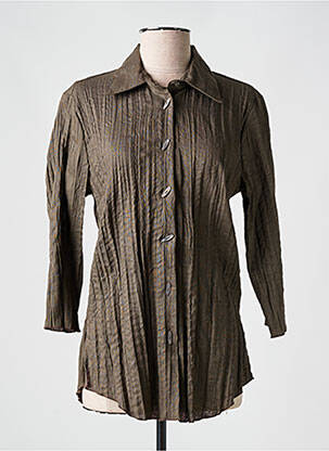 Cămașă maro CLAUDE DE SAIVRE femeie