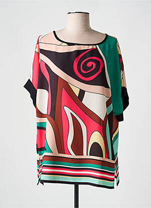 Tunică mâneci scurte negru TELMAIL femeie