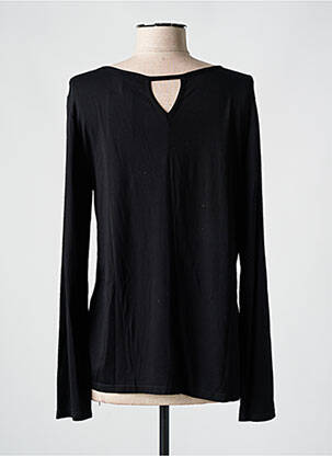 Top elasticitate mâneci lungi negru KAYANE femeie