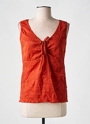 Top portocaliu BRIGITTE SAGET femeie