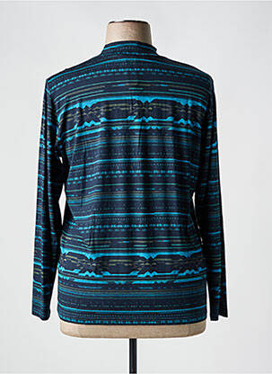 Tricou mâneci lungi mâneci lungi albastru CLAUDE DE SAIVRE femeie
