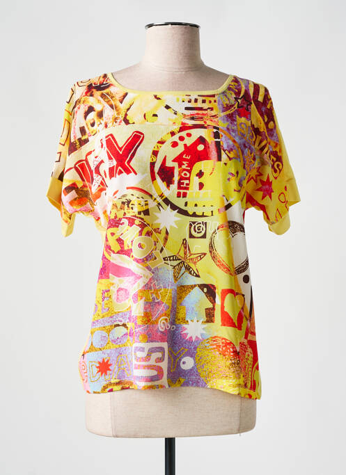 Tricou galben ABRIL femeie