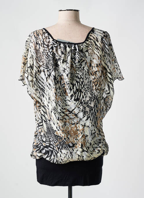 Tunică mâneci scurte negru ZANTE femeie