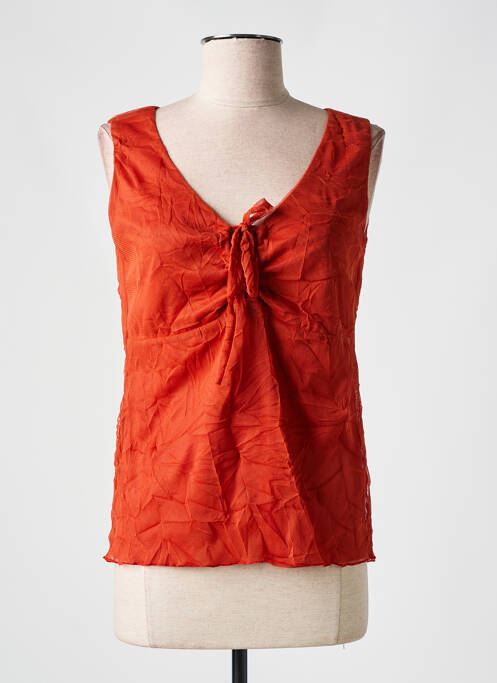 Top portocaliu BRIGITTE SAGET femeie