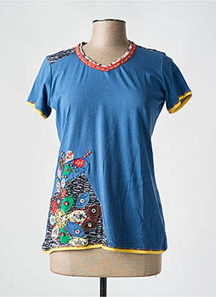 Tricou albastru S.QUISE femeie