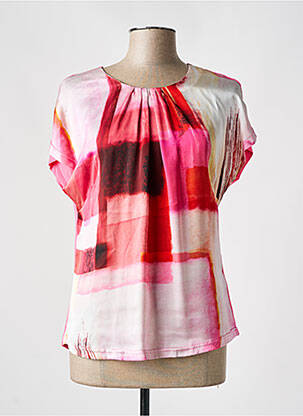 Tricou elasticitate mâneci scurte roz BARBARA LEBEK femeie