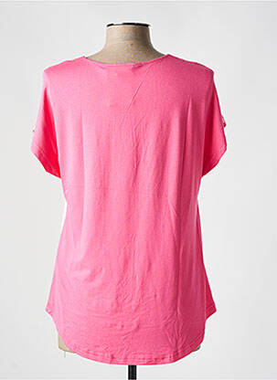 Tricou elasticitate mâneci scurte roz BARBARA LEBEK femeie