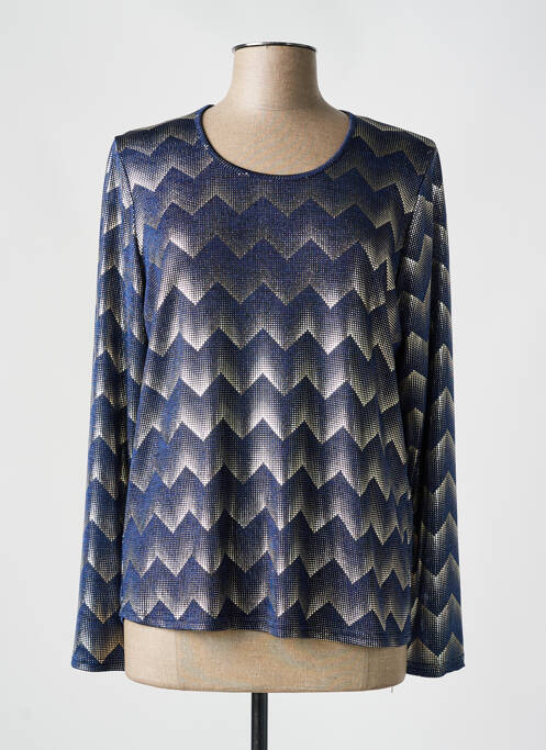 Top albastru UN TEMPS POUR ELLE femeie