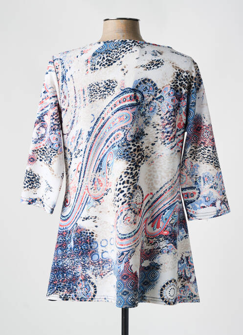 Tunică mâneci scurte albastru HALOGENE femeie