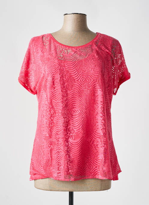 Tricou roz BARBARA LEBEK femeie