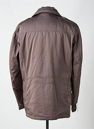 Parka finisaj interior căptușeală satinată fără glugă maro NEW SPORTSWEAR bărbat