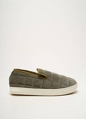 Papuci/pantofi de casă vârf rotund vârf rotund verde SOUTS unisex