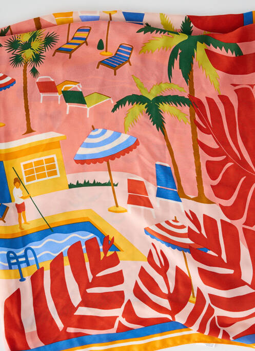 Eșarfă roz NICE THINGS femeie