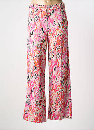 Pantalon larg roz DANIELA femeie