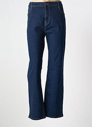 Blugi cu croială dreaptă albastru VOGGO femeie