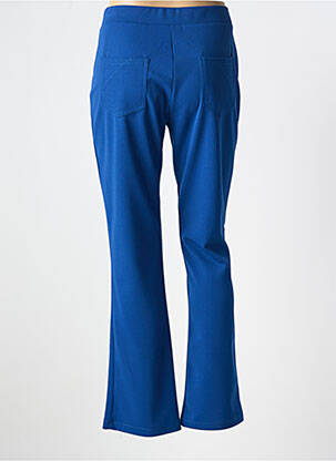 Pantalon evazat albastru HALOGENE femeie