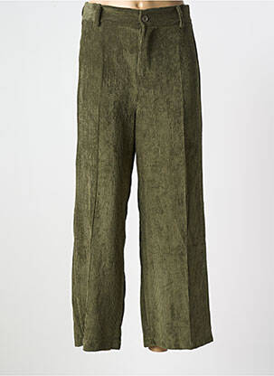 Pantalon larg verde LUK AP femeie