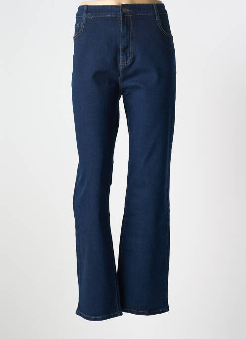 Blugi cu croială dreaptă albastru VOGGO femeie