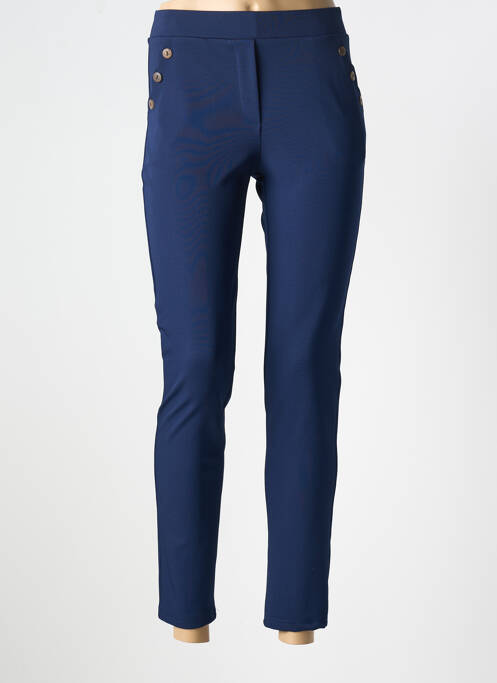 Pantalon 7/8 albastru HALOGENE femme