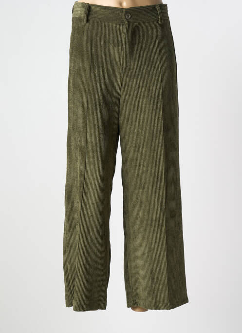 Pantalon larg verde LUK AP femeie