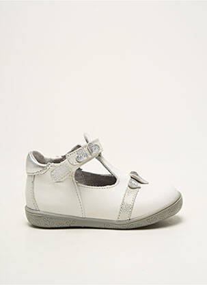 Sandale/Pantofi decupați alb MINIBEL fată