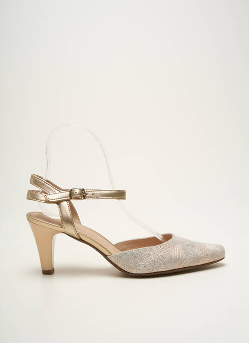 Mulete/Saboți auriu SWEET femeie