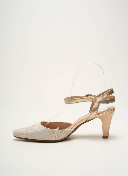 Mulete/Saboți auriu SWEET femeie